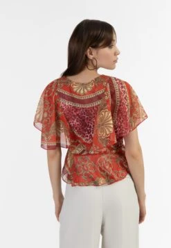 Faina Blouses Met Korte Mouw Blouse Dames Rood / Bourgogne -Faina Verkoop 7ff9f0f55e1133992eb59cfe1eb6ccf3