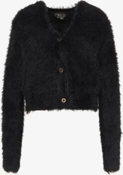 Vesten Gebreid Vest Faina Dames Zwart