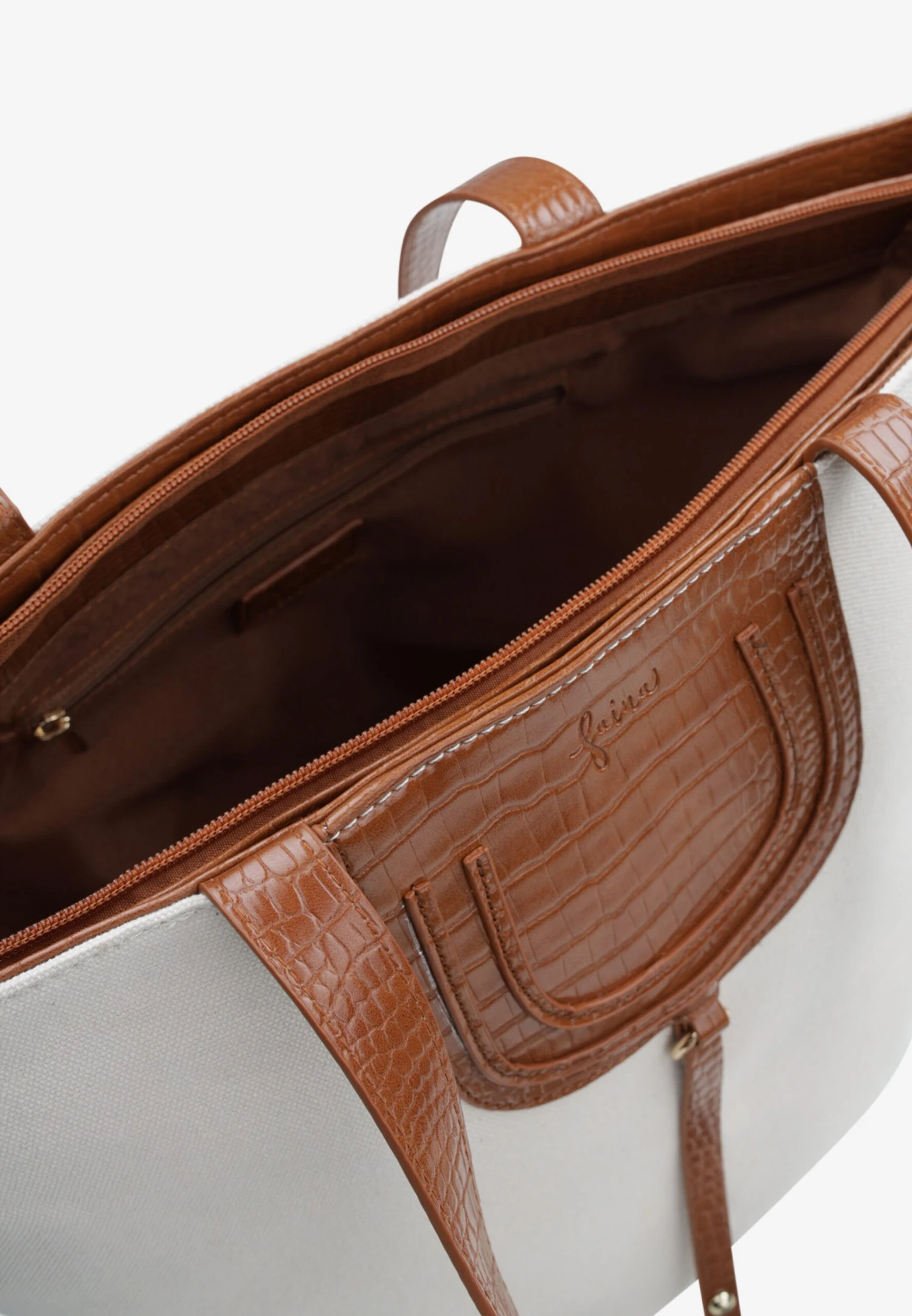 Faina Shoppers Shopper Mioki Dames Crème 6 Faina Shoppers Shopper Mioki Dames Crème - Image 4