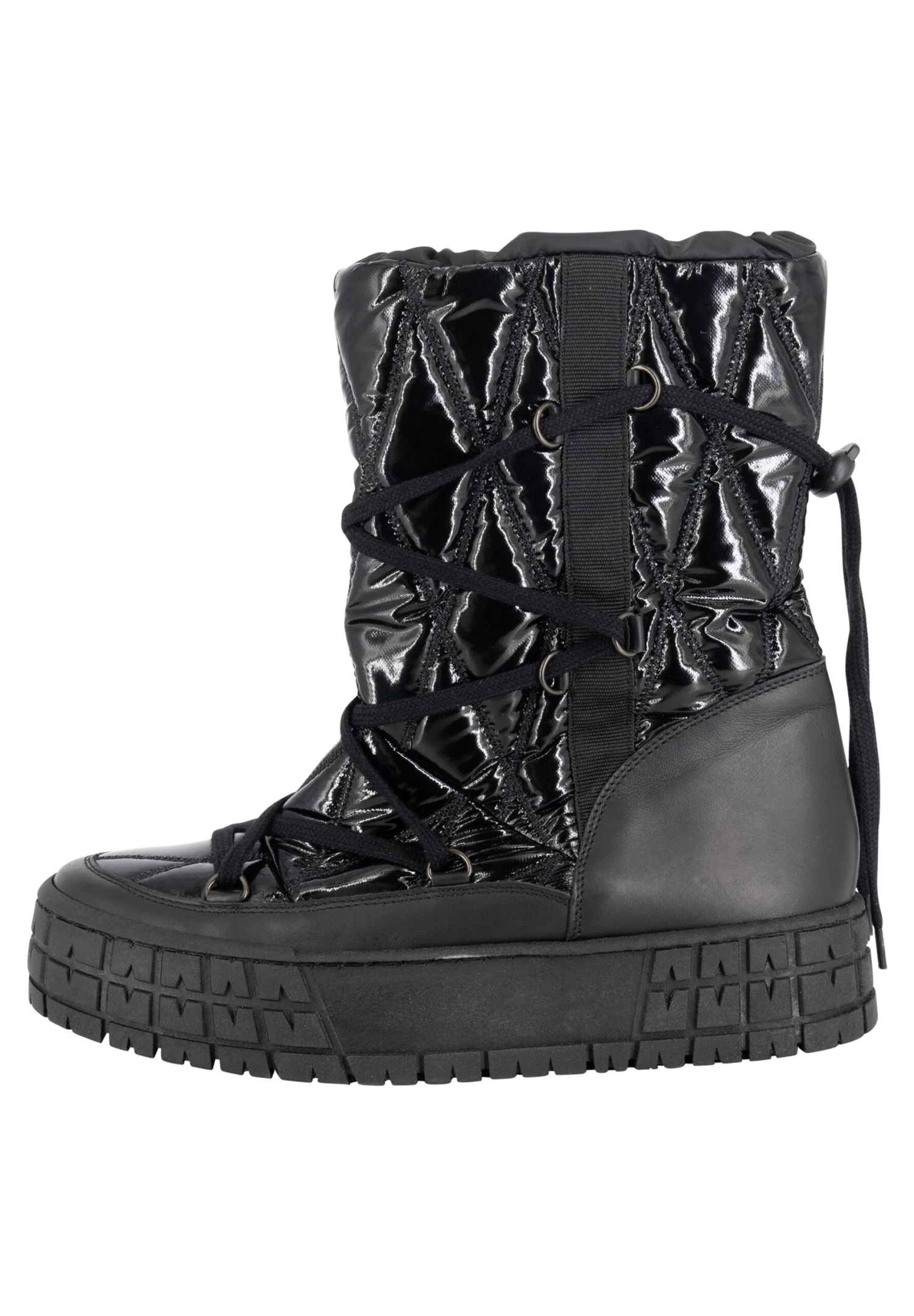 Faina Enkellaarsjes Met Plateauzool - Schwarz 4 Faina Enkellaarsjes Met Plateauzool - Schwarz - Image 2