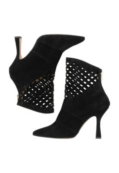 Faina Enkellaarsjes Met Hoge Hak - Mattschwarz -Faina Verkoop 8d6917a56c414feab3c80e8e68a82025