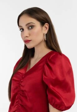 Faina Blouses Met Korte Mouw Blouse Dames Robijnrood 11 Faina Blouses Met Korte Mouw Blouse Dames Robijnrood -Faina Verkoop 913a885dc2d6a001f94346a338f24ce6
