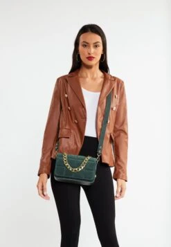 Faina Handtassen Handtas Imane Dames Smaragd -Faina Verkoop 91e67b125665f0004ecbbb8ed5ca92eb