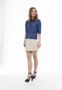 Faina Fijngebreide Truien Trui Dames Marine -Faina Verkoop 97fd887dc14c223e7601f8d362c7a0ac