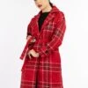 Faina Tassia - Trenchcoat - Rot Karriert 2 Faina Tassia - Trenchcoat - Rot Karriert -Faina Verkoop 9fa30fa5c26c4291ac265c6dadbd2dcf