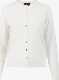 Faina Vesten Gebreid Vest Dames Wit