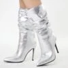 Faina Imane - Enkellaarsjes Met Hoge Hak - Silber 2 Faina Imane - Enkellaarsjes Met Hoge Hak - Silber -Faina Verkoop a7cf065262f84786840d59136530fdc3