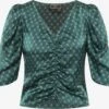 Faina Blouses Met Korte Mouw Blouse Dames Donkergroen