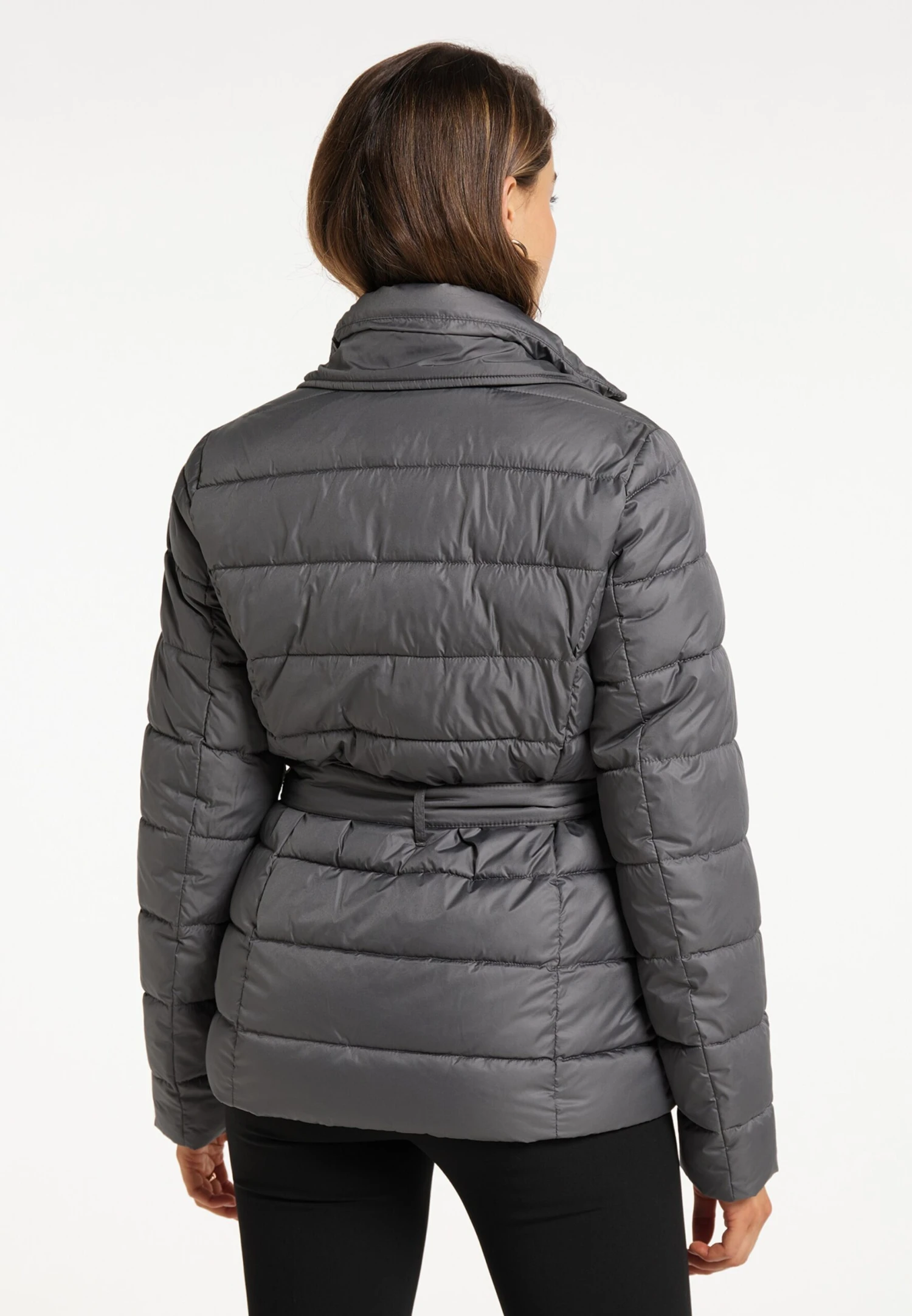 Faina Tussenjassen Tussenjas Dames Donkergrijs 5 Faina Tussenjassen Tussenjas Dames Donkergrijs - Image 3