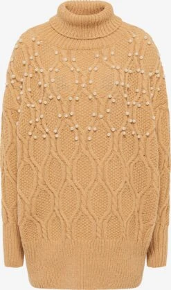Faina Coltruien Oversized Trui Dames Camel