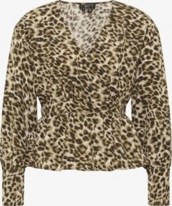 Faina Blouseshirts Blouse Dames Donkergroen