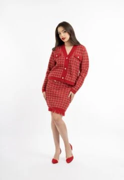 Faina Vesten Gebreid Vest Dames Rood 10 Faina Vesten Gebreid Vest Dames Rood -Faina Verkoop adf9f16fd808004b1beb6071f2e9a9ad