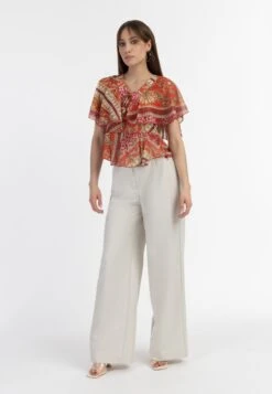 Faina Blouses Met Korte Mouw Blouse Dames Rood / Bourgogne -Faina Verkoop b2c71bba8f5b285ac09ba694c83d7fec