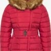 Faina Winterjassen Winterjas Dames Cranberry -Faina Verkoop b41573b9dfe8e7e7f97459c4e2c0de24