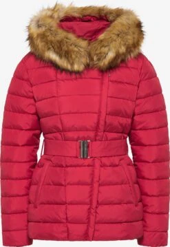 Faina Winterjassen Winterjas Dames Cranberry