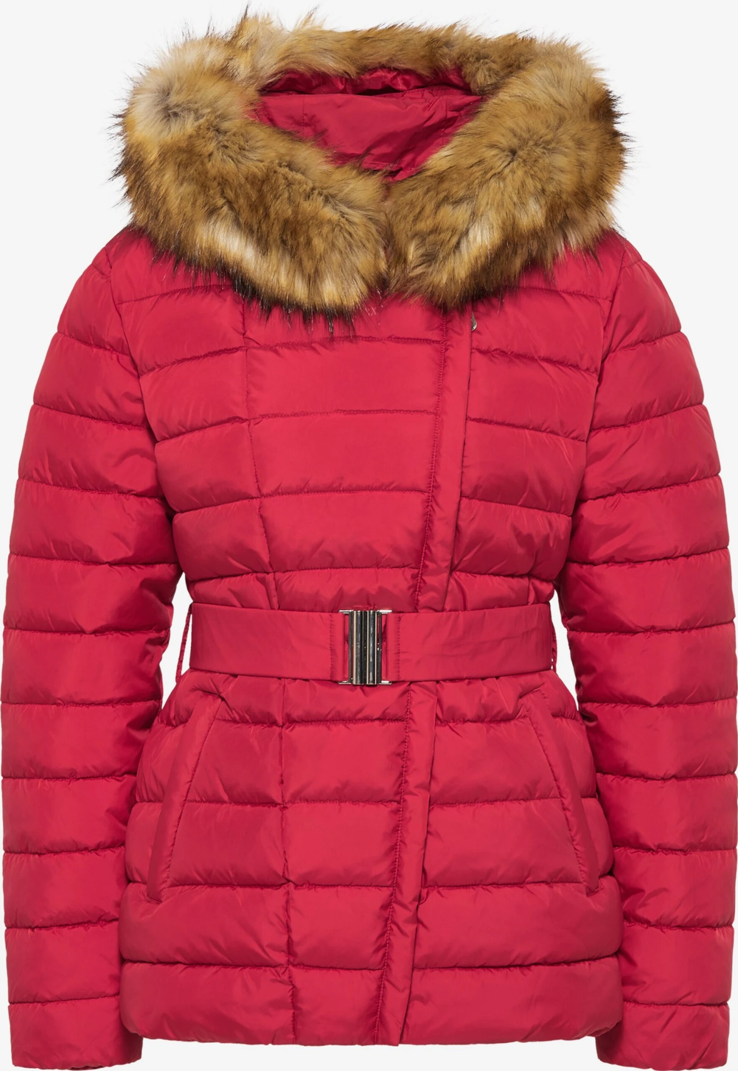 Faina Winterjassen Winterjas Dames Cranberry 3 Faina Winterjassen Winterjas Dames Cranberry