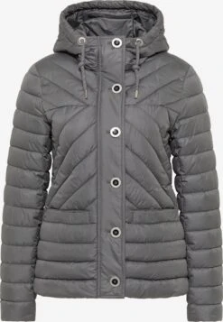 Faina Winterjassen Winterjas Dames Donkergrijs