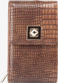 Faina Schoudertasjes Schoudertas Dames Bruin