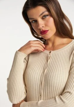 Faina Vesten Gebreid Vest Dames Lichtbeige -Faina Verkoop bc22550e12b914e02b42fa2952d4634b