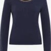 Faina Fijngebreide Truien Trui Dames Marine 2 Faina Fijngebreide Truien Trui Dames Marine -Faina Verkoop bc5a3649f1471a9405413ed6c00882af