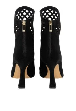 Faina Enkellaarsjes Met Hoge Hak - Mattschwarz -Faina Verkoop c05027fcefac4ae2917375fcaf317557