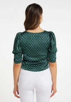 Faina Blouses Met Korte Mouw Blouse Dames Donkergroen -Faina Verkoop c0edb89d1d28008742319837ccc92a3f