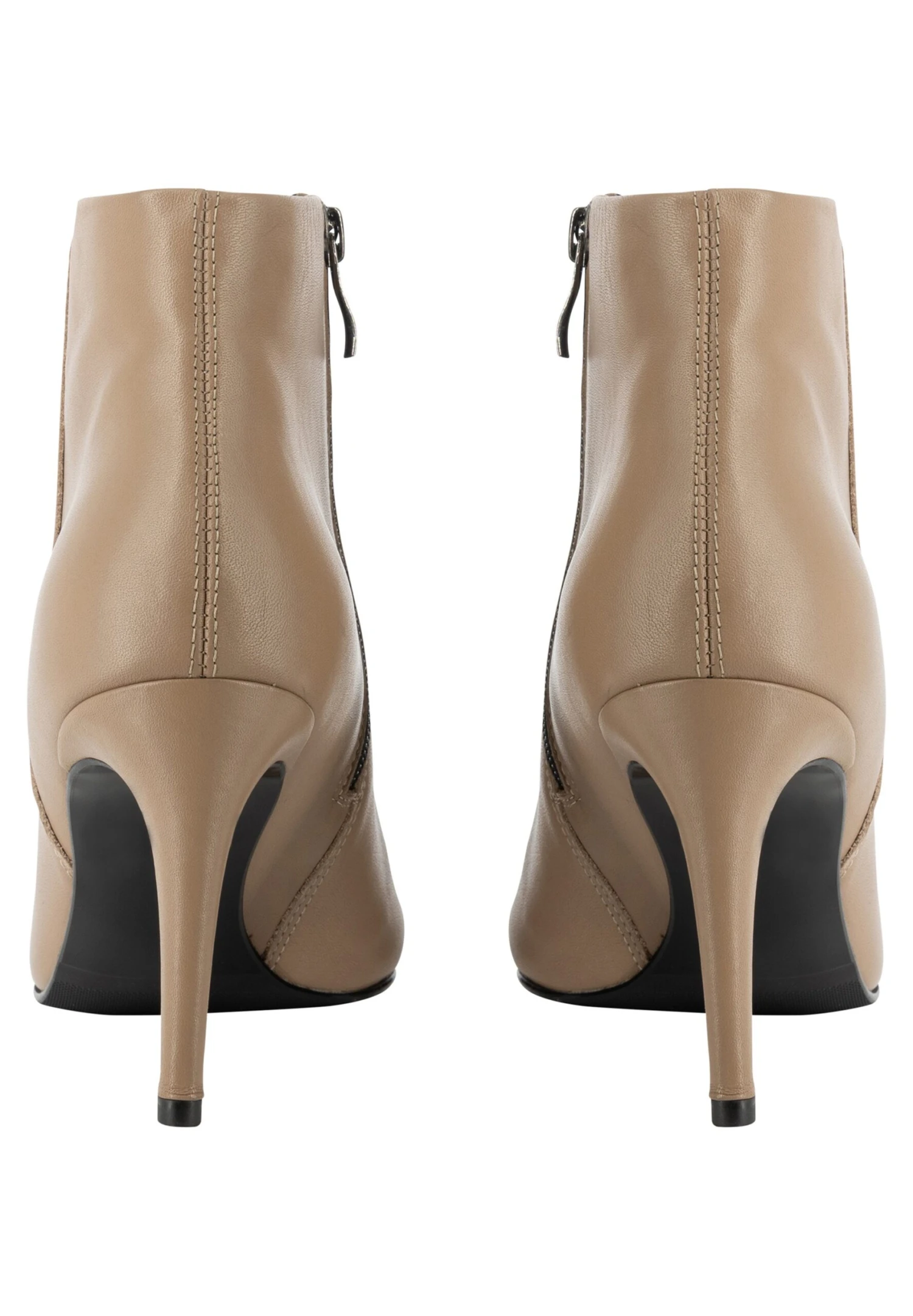 Faina Enkellaarsjes Met Hoge Hak - Beige 5 Faina Enkellaarsjes Met Hoge Hak - Beige - Image 3