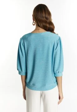 Faina Blouses Met Korte Mouw Blouse Dames Aqua -Faina Verkoop c3b8c011dc06a801519f553fc9dfe6bd