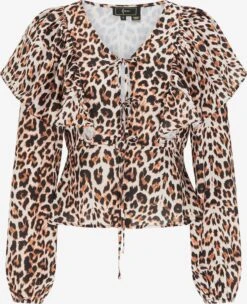 Faina Blouseshirts Blouse Dames Roestbruin