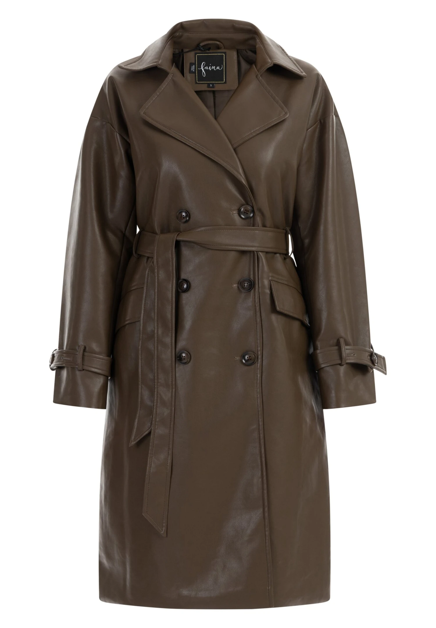 Faina Trenchcoat - Schokolade 7 Faina Trenchcoat - Schokolade - Image 5