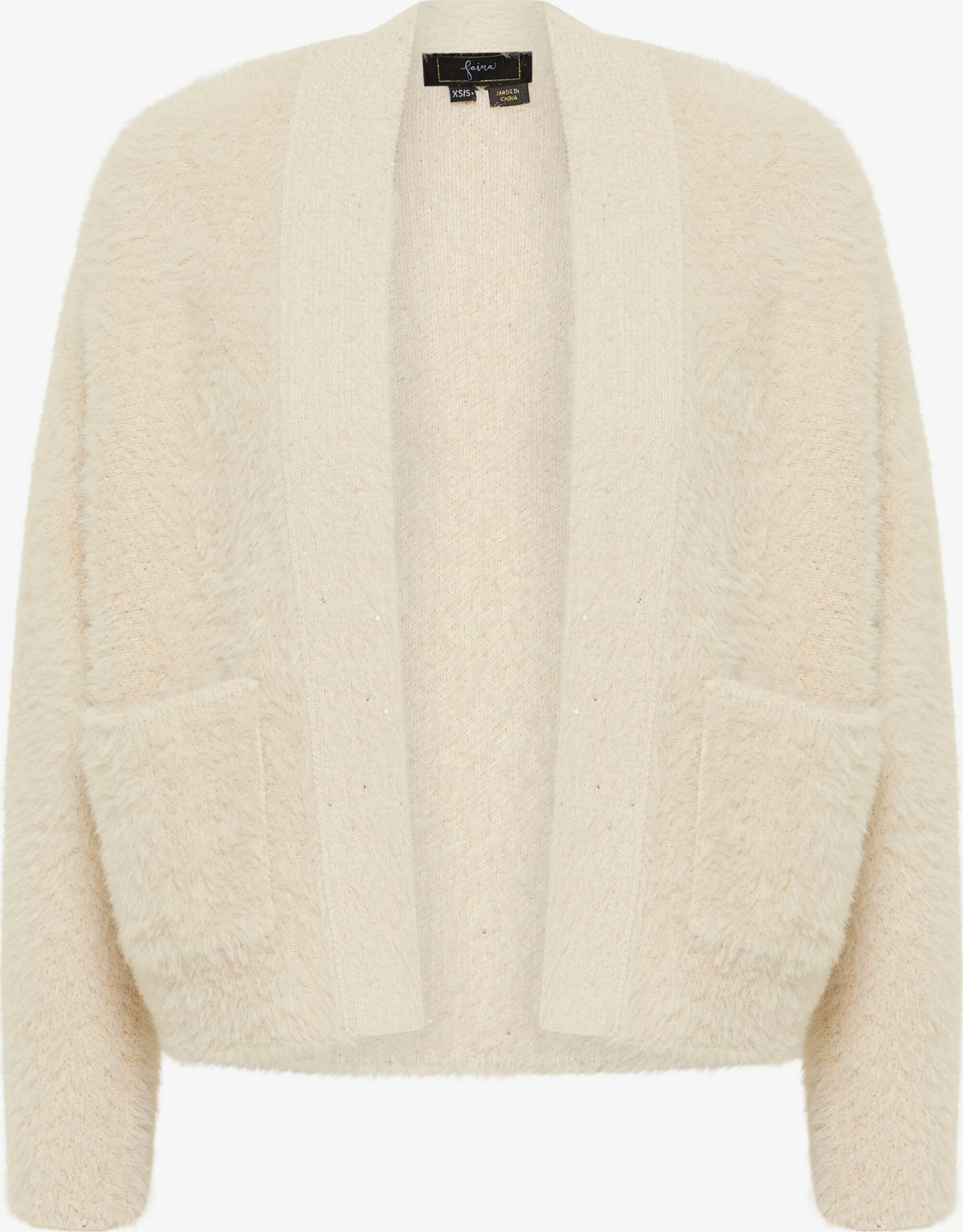 Faina Vesten Gebreid Vest Tylin Dames Lichtbeige 3 Faina Vesten Gebreid Vest Tylin Dames Lichtbeige