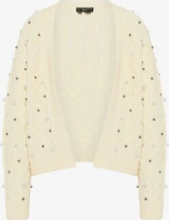 Faina Vesten Gebreid Vest Dames Wolwit