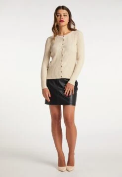 Faina Vesten Gebreid Vest Dames Lichtbeige -Faina Verkoop d3479acd0ae44a8a9b946fe46f779c77