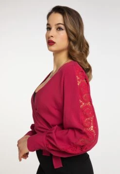 Faina Kanten Blouses Blouse Dames Rood -Faina Verkoop d4319119d9981c5eba57870d2baa16ce