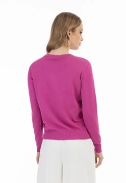 Faina Vesten Gebreid Vest Dames Fuchsia -Faina Verkoop d4bce33db24672a1996fda2ed4797be3