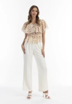 Faina Blouses Met Korte Mouw Blouse Dames Beige / Sand 10 Faina Blouses Met Korte Mouw Blouse Dames Beige / Sand -Faina Verkoop d5733e66c72a055f8826635ff8b2cf25