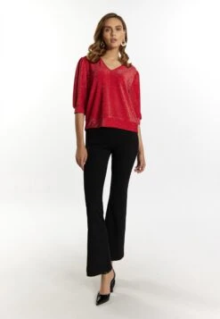 Faina Blouses Met Korte Mouw Blouse Dames Rood -Faina Verkoop d6795c7d5d2ed8d4442cdeed0c568134
