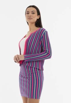 Faina Vesten Gebreid Vest Dames Fuchsia -Faina Verkoop d68cfe47ce5ac603770e4ef96077ade2