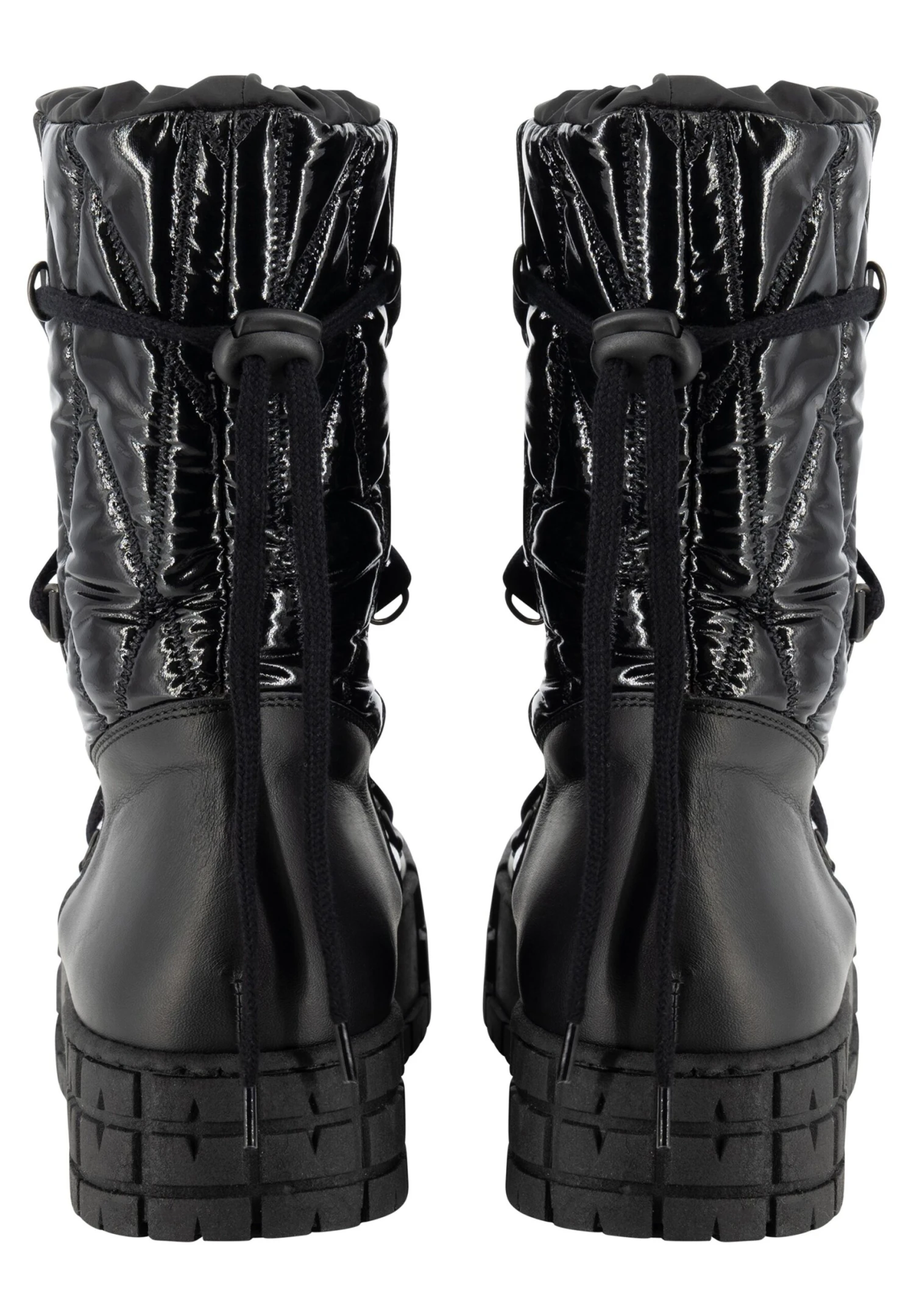 Faina Enkellaarsjes Met Plateauzool - Schwarz 5 Faina Enkellaarsjes Met Plateauzool - Schwarz - Image 3