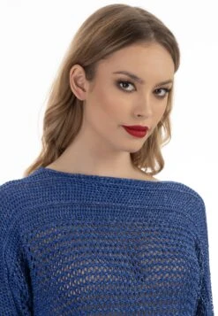 Faina Fijngebreide Truien Trui Dames Marine -Faina Verkoop dbeb375c83ab268bbf1bf974390dd297