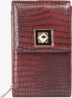 Faina Schoudertasjes Schoudertas Dames Donkerrood