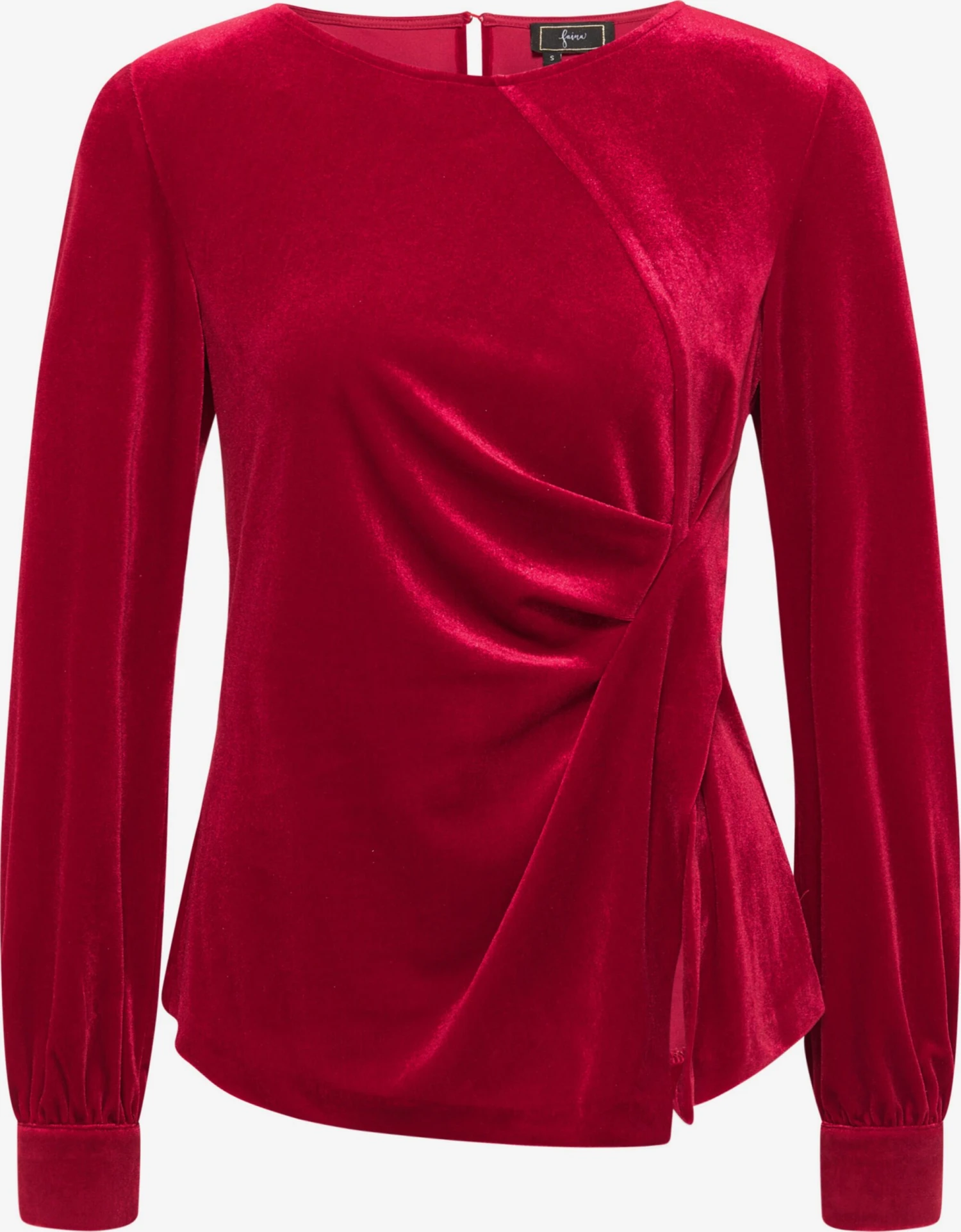 Faina Blouseshirts Blouse Dames Donkerrood 3 Faina Blouseshirts Blouse Dames Donkerrood