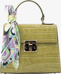 Faina Handtassen Handtas Dames Lichtgroen