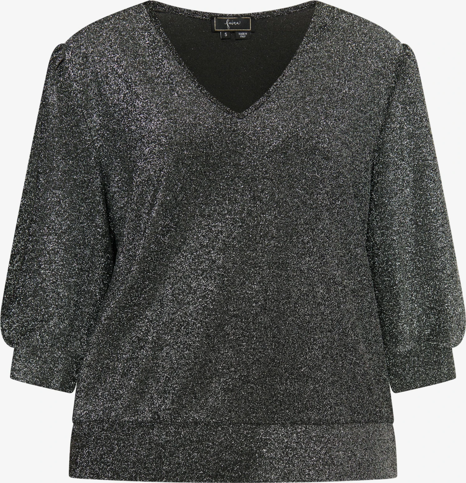 Faina Blouses Met Korte Mouw Blouse Dames Zilver 3 Faina Blouses Met Korte Mouw Blouse Dames Zilver