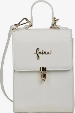 Faina Schoudertasjes Schoudertas Dames Wit