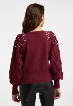 Faina Fijngebreide Truien Trui Tylin Dames Kersrood -Faina Verkoop ed6f5a861c042c25428e3a8682396980