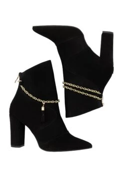 Faina Enkellaarsjes Met Hoge Hak - Schwarz -Faina Verkoop f46e90ef91e44f3880d138f96d0243ec