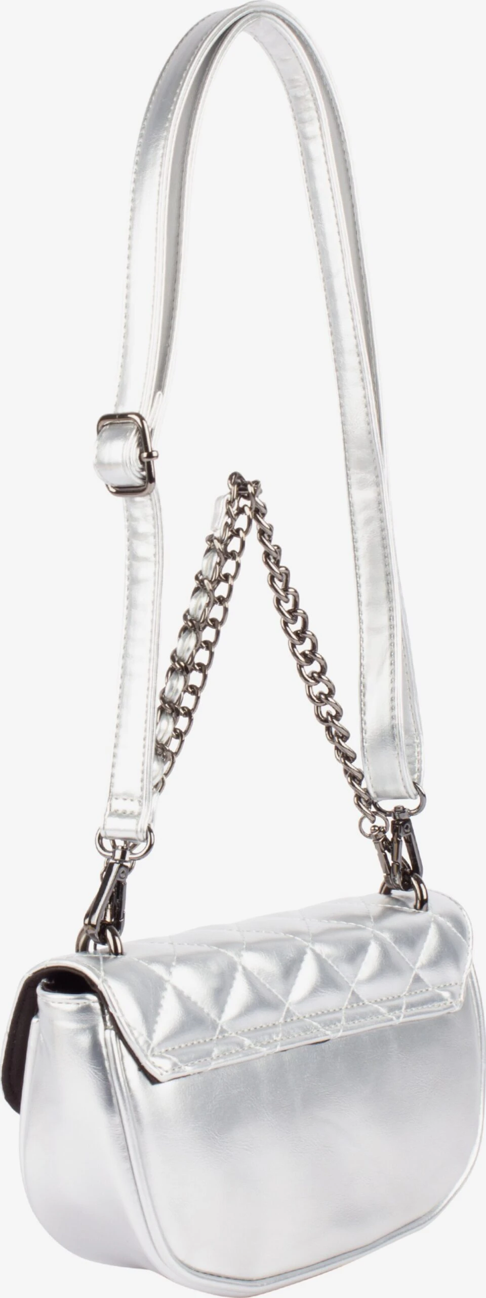 Faina Schoudertassen Schoudertas Dames Zilver 5 Faina Schoudertassen Schoudertas Dames Zilver - Image 3