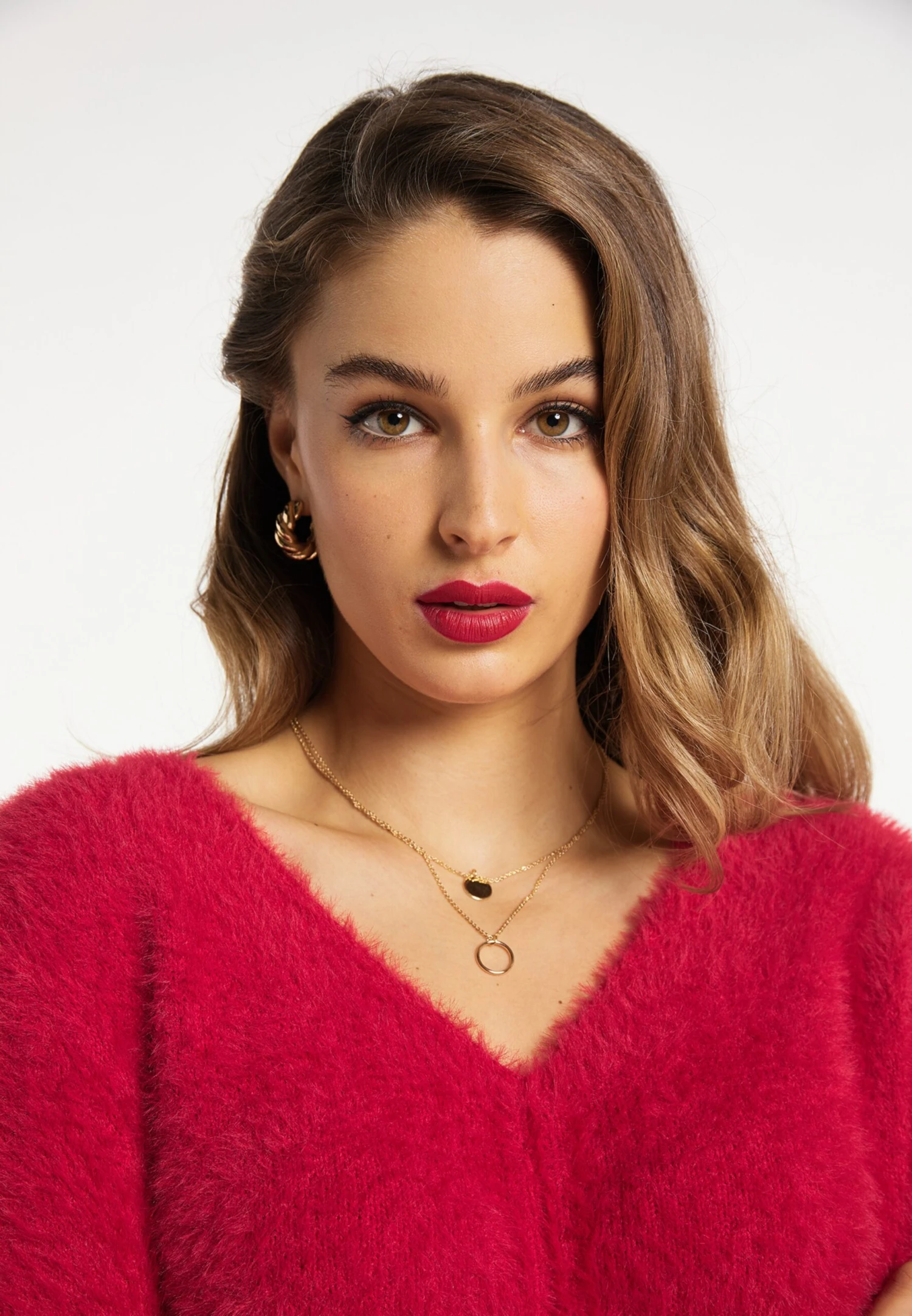 Faina Truien Trui Dames Rood 7 Faina Truien Trui Dames Rood - Image 5