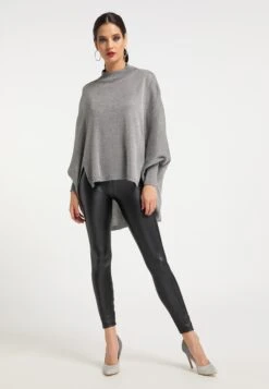 Faina Fijngebreide Truien Trui Dames Zilver -Faina Verkoop fb87bebd06e4e627d57ee35812789e42 1